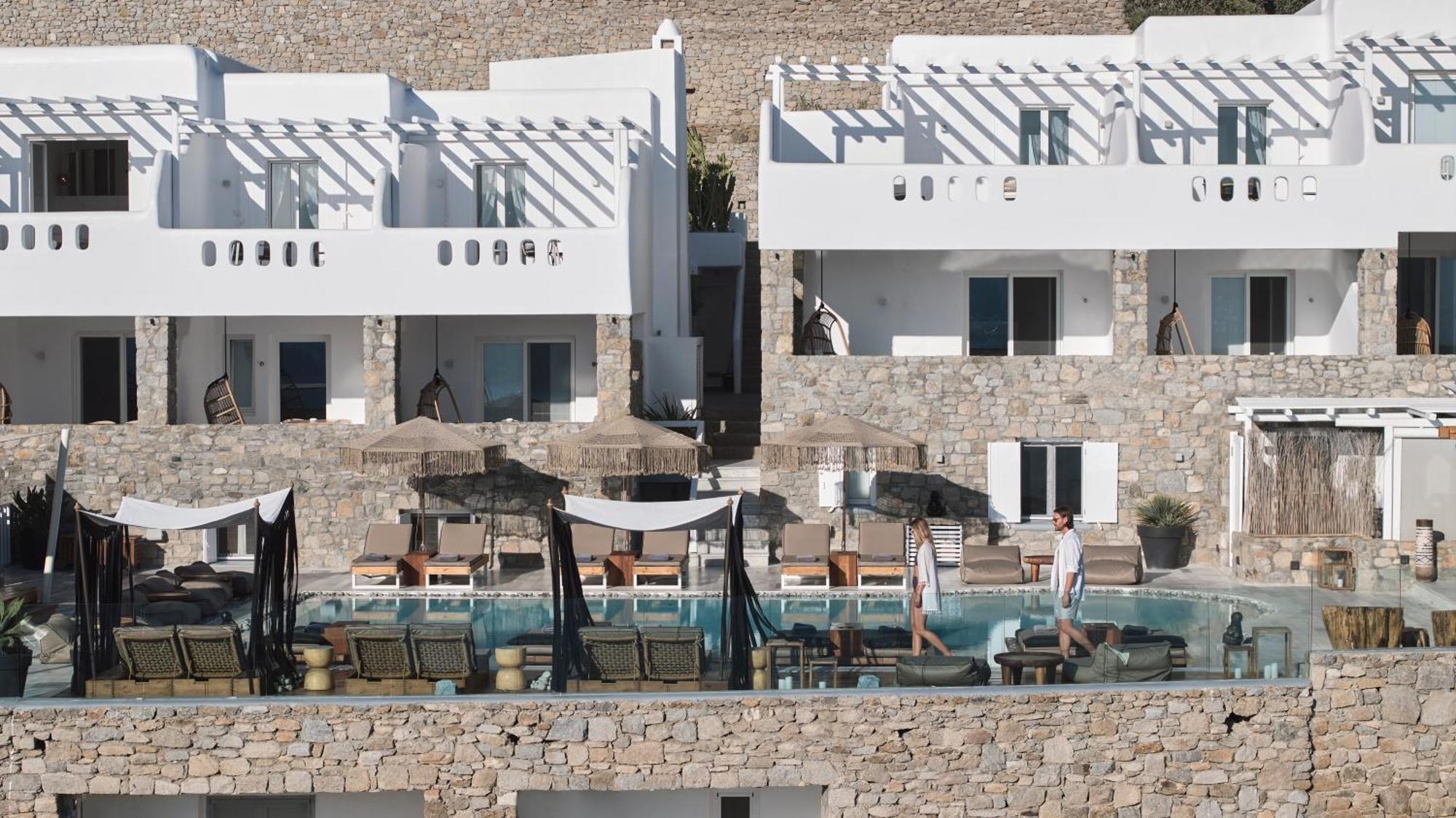 أجنحة وفيلات فاخرة رقم 5 في ميكونوس Mykonos Town المظهر الخارجي الصورة