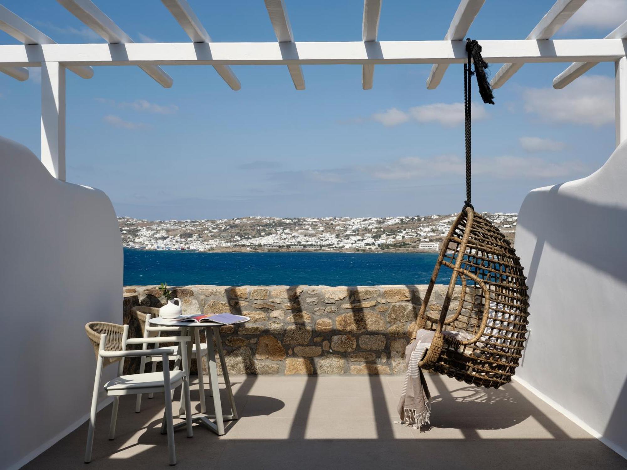 أجنحة وفيلات فاخرة رقم 5 في ميكونوس Mykonos Town الغرفة الصورة