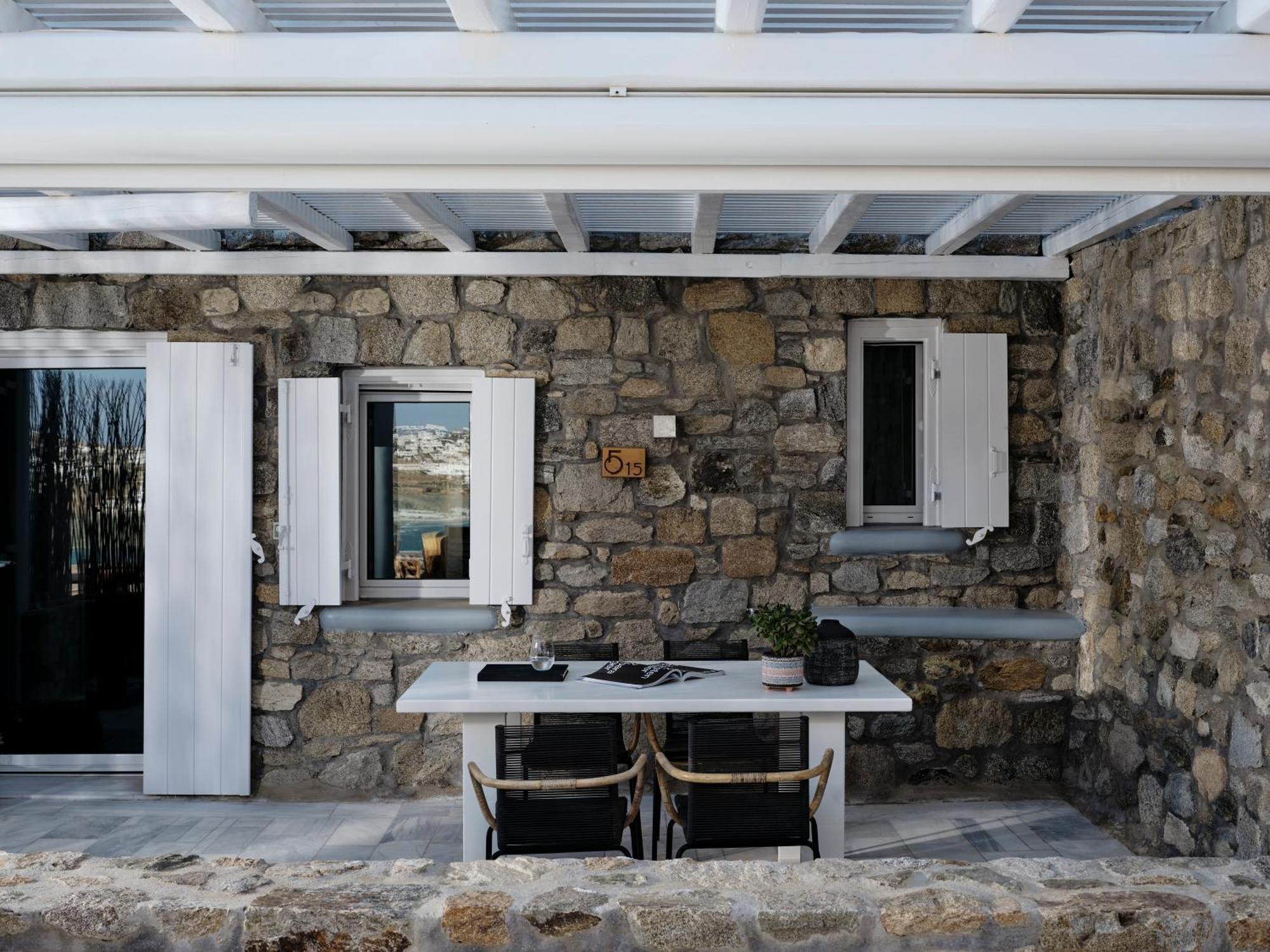 أجنحة وفيلات فاخرة رقم 5 في ميكونوس Mykonos Town المظهر الخارجي الصورة