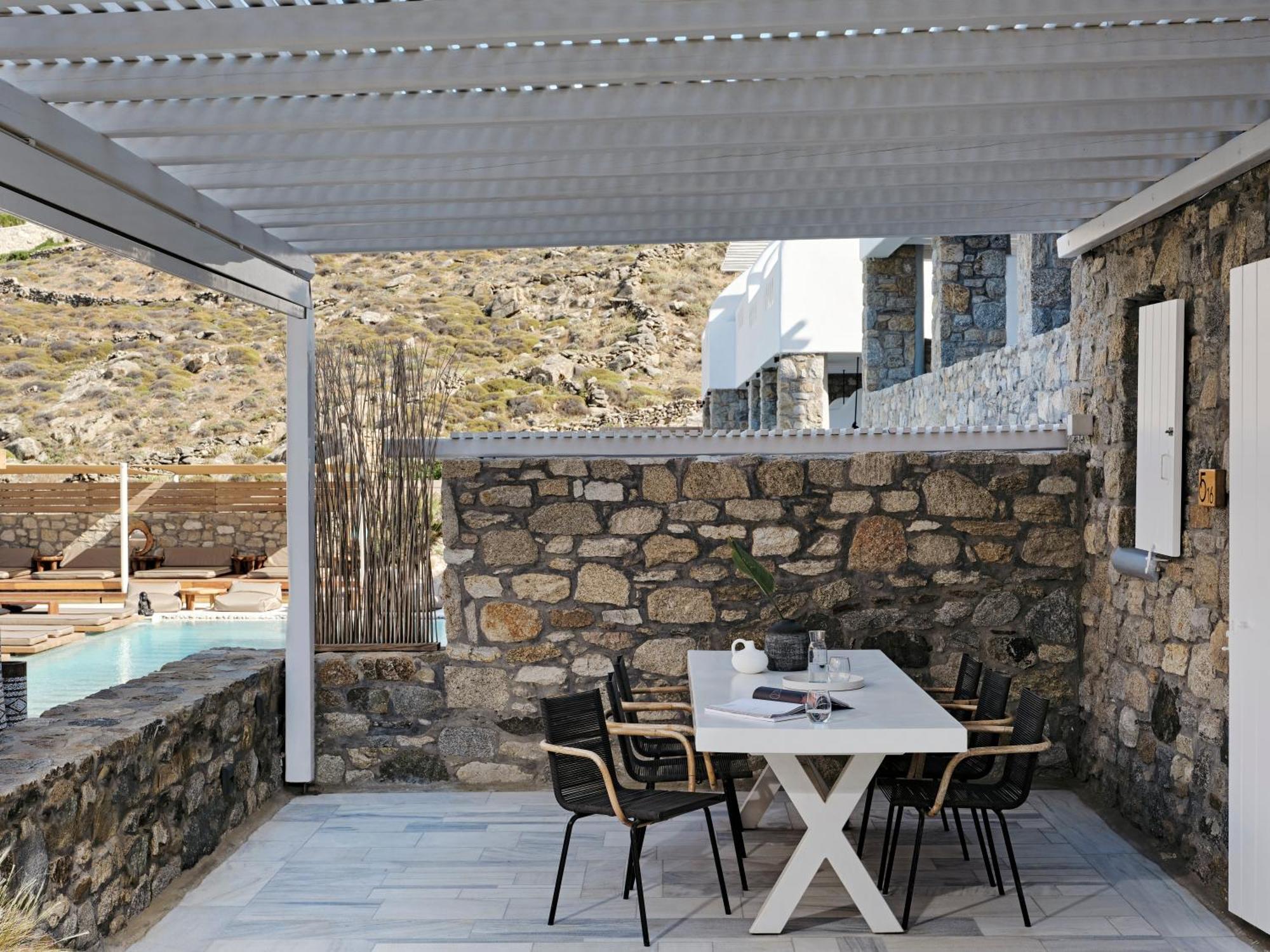 أجنحة وفيلات فاخرة رقم 5 في ميكونوس Mykonos Town المظهر الخارجي الصورة